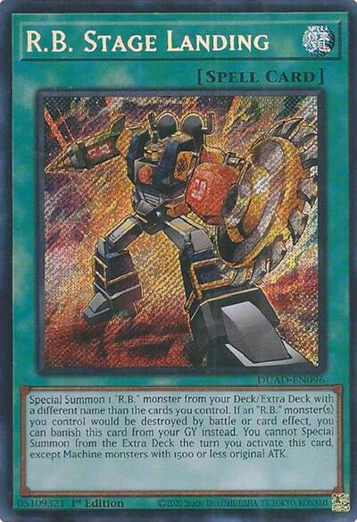 R.B. Stage Landing (DUAD-EN096) [Duelist's Advance]