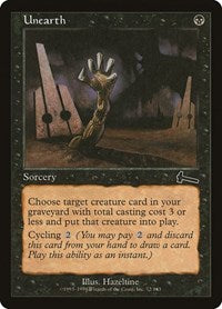 Unearth (72) [Urza's Legacy]