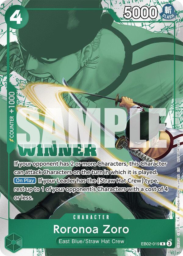 Roronoa Zoro (Winner Pack 2025 Vol. 3) (EB02-019) [One Piece Promotion Cards]