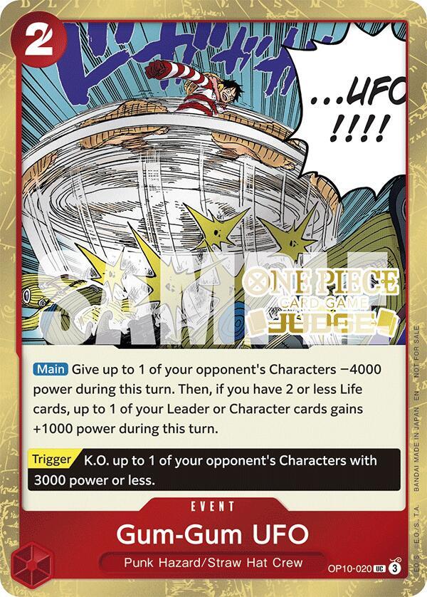 Gum-Gum UFO (Judge Pack Vol. 6) (OP10-020) [One Piece Promotion Cards]