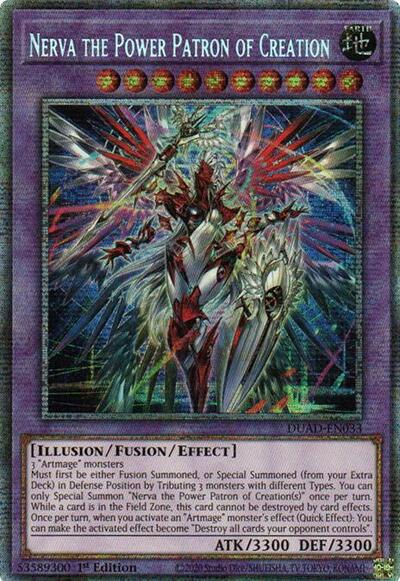 Nerva the Power Patron of Creation (Starlight Rare) (DUAD-EN033) [Duelist's Advance]