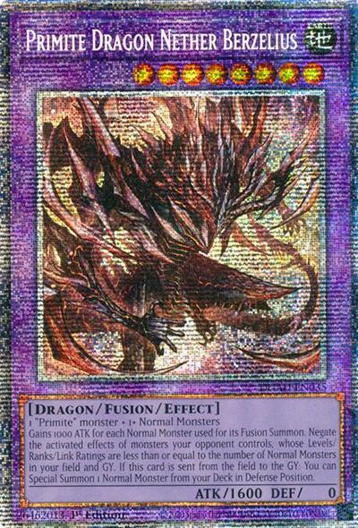 Primite Dragon Nether Berzelius (Starlight Rare) (DUAD-EN035) [Duelist's Advance]