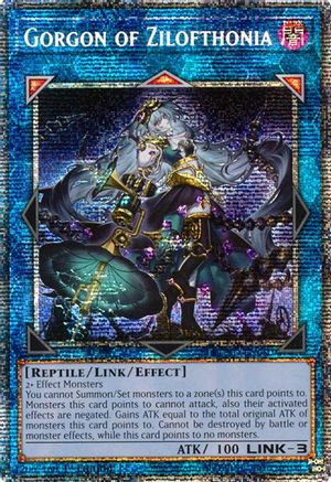 Gorgon of Zilofthonia (Starlight Rare) (DUAD-EN050) - Duelist's Advance 1st Edition