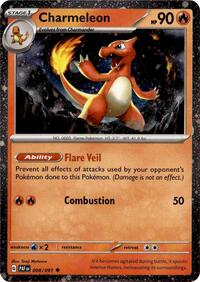 Charmeleon - 008/091 (Cosmos Holo) (008/091) [Miscellaneous Cards & Products]