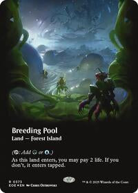 Breeding Pool (Borderless) (Galaxy Foil) (373) [Edge of Eternities]