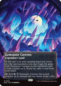 Gemstone Caverns (0061) (Borderless) (61) [Edge of Eternities: Stellar Sights]