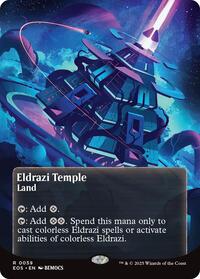 Eldrazi Temple (0059) (Borderless) (59) [Edge of Eternities: Stellar Sights]
