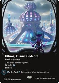Uthros, Titanic Godcore (Borderless) (285) [Edge of Eternities]