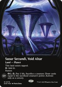 Susur Secundi, Void Altar (Borderless) (Galaxy Foil) (379) [Edge of Eternities]