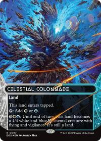 Celestial Colonnade (0097) (Borderless) (Galaxy Foil) (97) [Edge of Eternities: Stellar Sights]