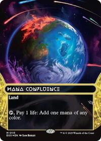 Mana Confluence (0115) (Borderless) (Galaxy Foil) (115) [Edge of Eternities: Stellar Sights]