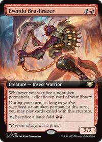 Evendo Brushrazer (Extended Art) (30) [Commander: Edge of Eternities]