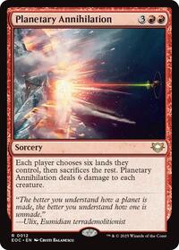 Planetary Annihilation (12) [Commander: Edge of Eternities]