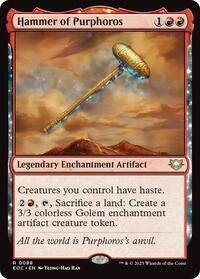 Hammer of Purphoros (88) [Commander: Edge of Eternities]