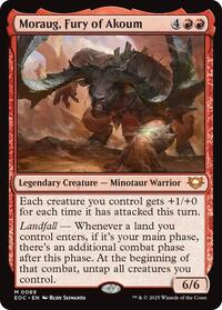 Moraug, Fury of Akoum (89) [Commander: Edge of Eternities]
