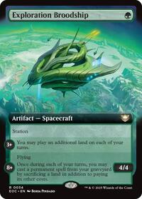 Exploration Broodship (Extended Art) (34) [Commander: Edge of Eternities]