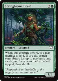 Springbloom Druid (51) [Commander: Edge of Eternities]