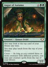 Augur of Autumn (92) [Commander: Edge of Eternities]