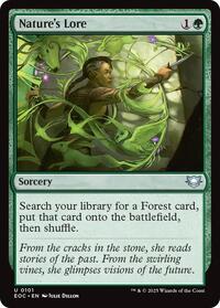 Nature's Lore (101) [Commander: Edge of Eternities]