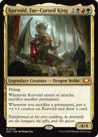 Korvold, Fae-Cursed King (120) [Commander: Edge of Eternities]