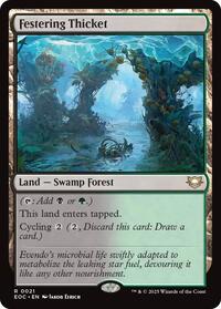 Festering Thicket (21) [Commander: Edge of Eternities]