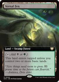 Vernal Fen (Extended Art) (44) [Commander: Edge of Eternities]