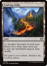 Evolving Wilds (158) [Commander: Edge of Eternities]