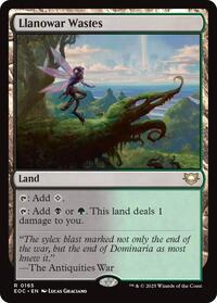Llanowar Wastes (165) [Commander: Edge of Eternities]