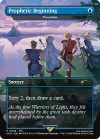 Prophetic Beginning - Preordain (39) [Game Day & Store Championship Promos]