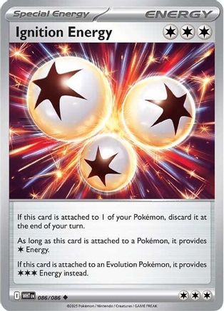 Ignition Energy 086  SV White Flare - Uncommon