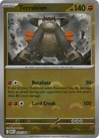 Terrakion (Poke Ball Pattern) (054/086) [SV: White Flare]