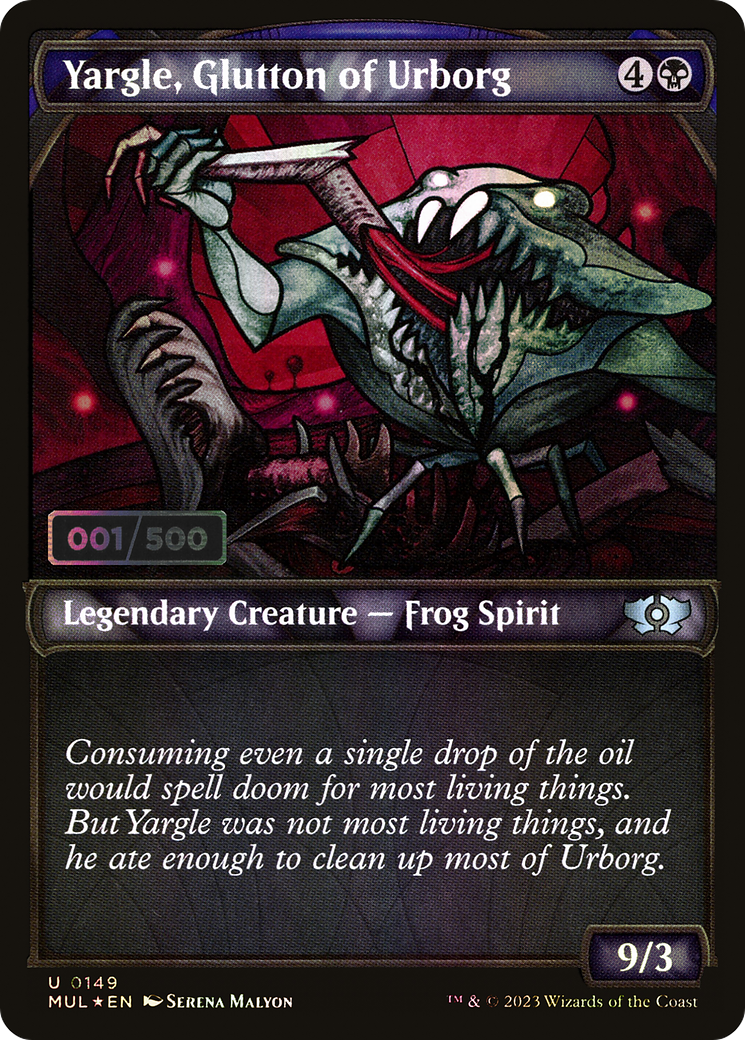 Yargle, Glutton of Urborg (Serial Numbered) (MUL-149Z) - Multiverse Legends: (Showcase) Foil
