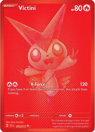 Victini 171/086  - Holofoil SV Black Bolt - Black White Rare