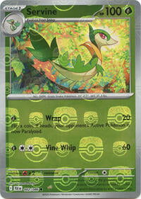 Servine (Master Ball Pattern) (002/086) [SV: Black Bolt]