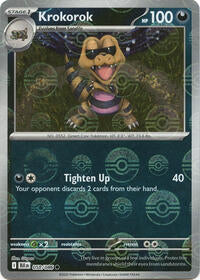 Krokorok (Poke Ball Pattern) (058/086) [SV: Black Bolt]
