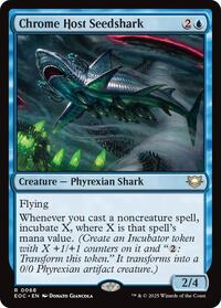 Chrome Host Seedshark (68) [Commander: Edge of Eternities]