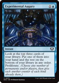 Experimental Augury (73) [Commander: Edge of Eternities]