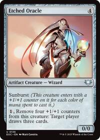 Etched Oracle (136) [Commander: Edge of Eternities]