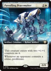 Patrolling Peacemaker (Extended Art) (25) [Commander: Edge of Eternities]