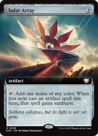 Solar Array (Extended Art) (38) [Commander: Edge of Eternities]