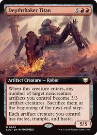 Depthshaker Titan (Extended Art) (29) [Commander: Edge of Eternities]