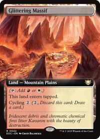 Glittering Massif (Extended Art) (42) [Commander: Edge of Eternities]