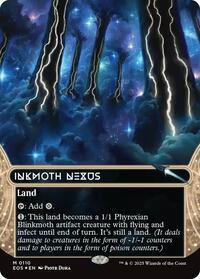 Inkmoth Nexus (0110) (Borderless) (Galaxy Foil) (110) [Edge of Eternities: Stellar Sights]