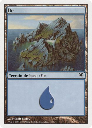 Island (French) - "Ile" (H45) (PSAL-H45) - Magic Encyclopedia 2005 (Salvat/Hachette)