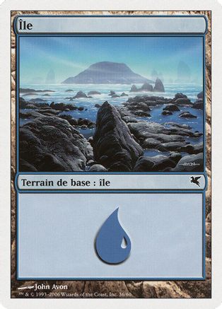 Island (French) - "Ile" (G36) (PSAL-G36) - Magic Encyclopedia 2005 (Salvat/Hachette)