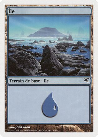 Island (French) - "Ile" (H8) (PSAL-0H8) - Magic Encyclopedia 2005 (Salvat/Hachette)