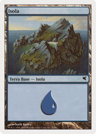 Island (Italian) - "Isola"(E20) (PSAL-E20) - Magic Encyclopedia 2005 (Salvat/Hachette)