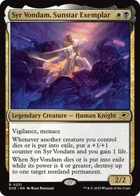 Syr Vondam, Sunstar Exemplar (231) [Edge of Eternities]
