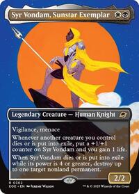 Syr Vondam, Sunstar Exemplar (Borderless) (302) [Edge of Eternities]