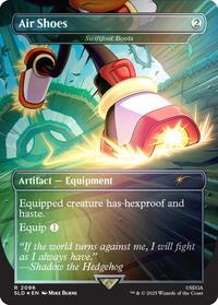 Air Shoes - Swiftfoot Boots (Rainbow Foil) (2096) [Secret Lair Drop Series]